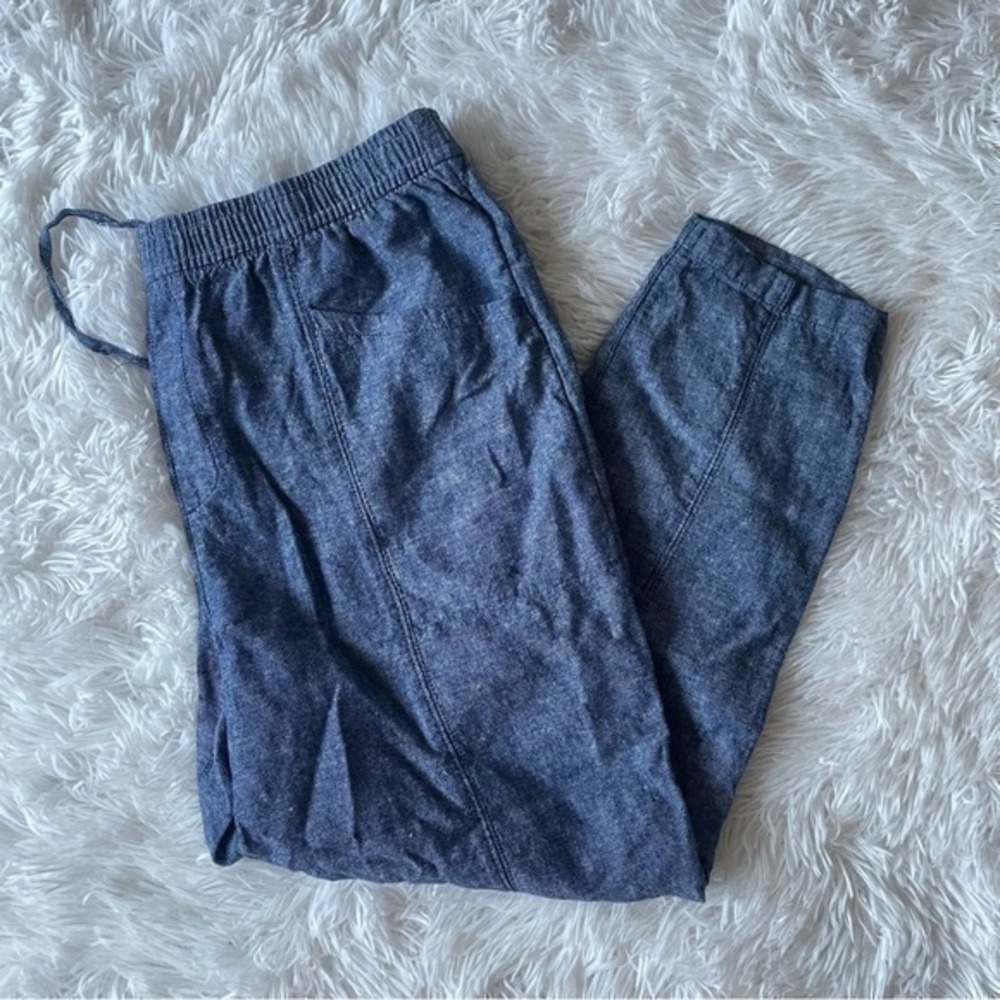 Old Navy Chambray Joggers size L blue